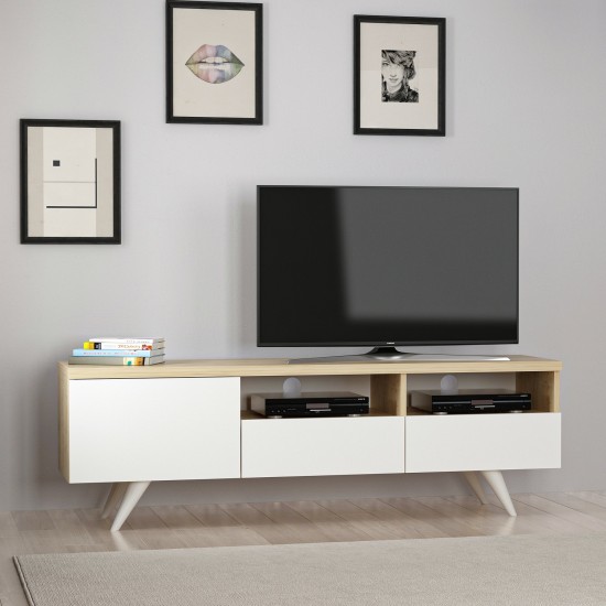 TV Stand Brüksel - White Oak
White TV Stand Brüksel - White Oak
White