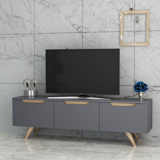 TV Stand Prag - Anthracite Anthracite
Oak