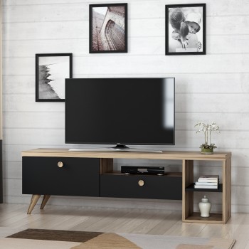 TV Stand Parion - Black Black
Oak
