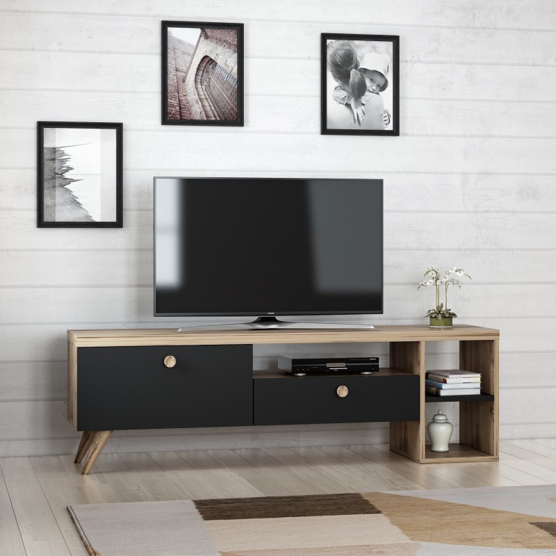 TV Stand Parion - Black Black
Oak
