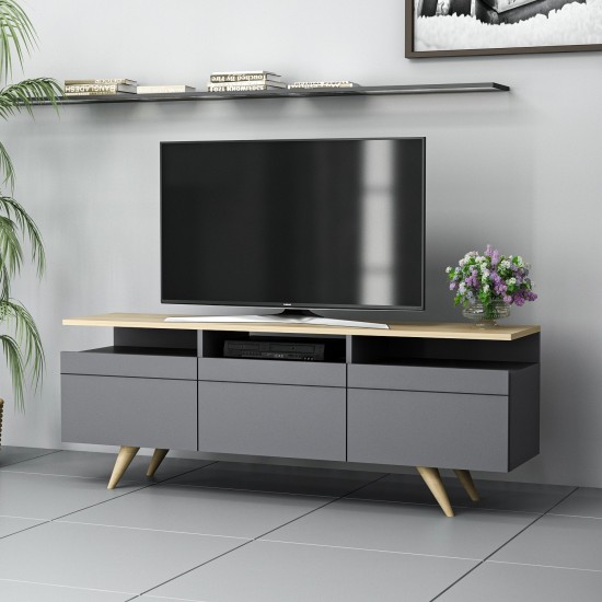 TV Stand Berlin 150 - Anthracite Anthracite
Oak TV Stand Berlin 150 - Anthracite Anthracite
Oak