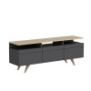TV Stand Berlin 150 - Anthracite Anthracite
Oak