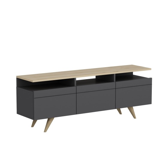 TV Stand Berlin 150 - Anthracite Anthracite
Oak TV Stand Berlin 150 - Anthracite Anthracite
Oak