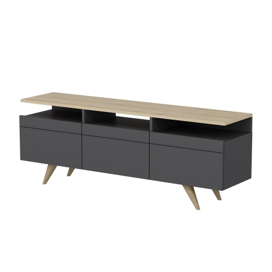TV Stand Berlin 150 - Anthracite Anthracite
Oak TV Stand Berlin 150 - Anthracite Anthracite
Oak
