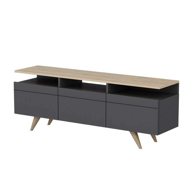 TV Stand Berlin 150 - Anthracite Anthracite
Oak