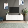TV Stand White White