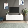 TV Stand White White