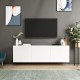 TV Stand White White TV Stand White White
