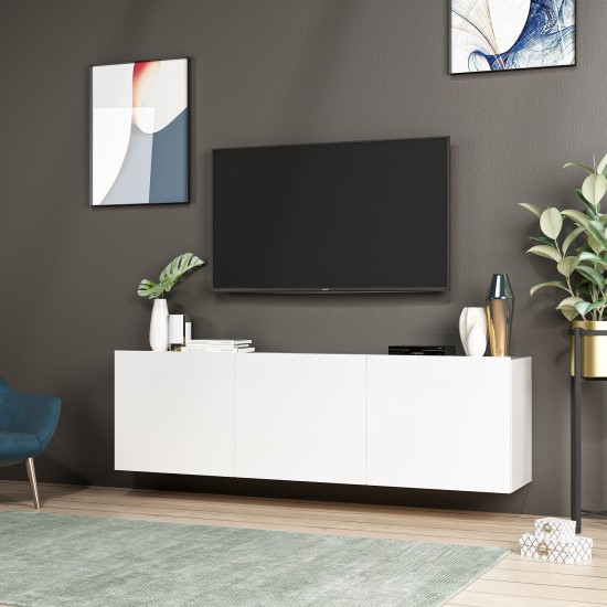 TV Stand White White TV Stand White White