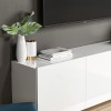 TV Stand White White