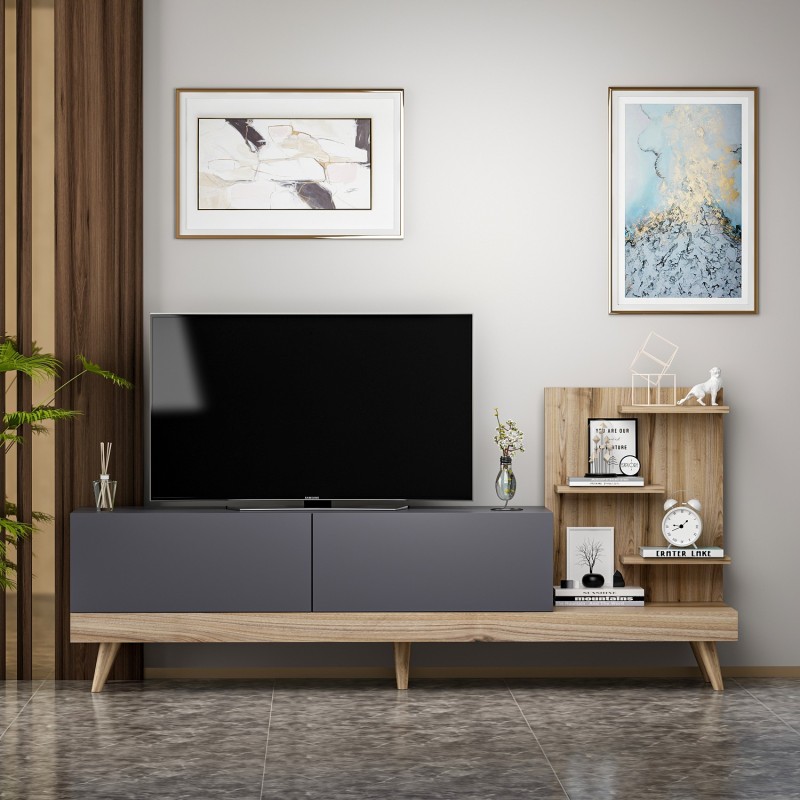 TV Stand Dizayn Anthracite
Walnut