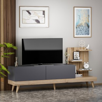 TV Stand Dizayn Anthracite
Walnut