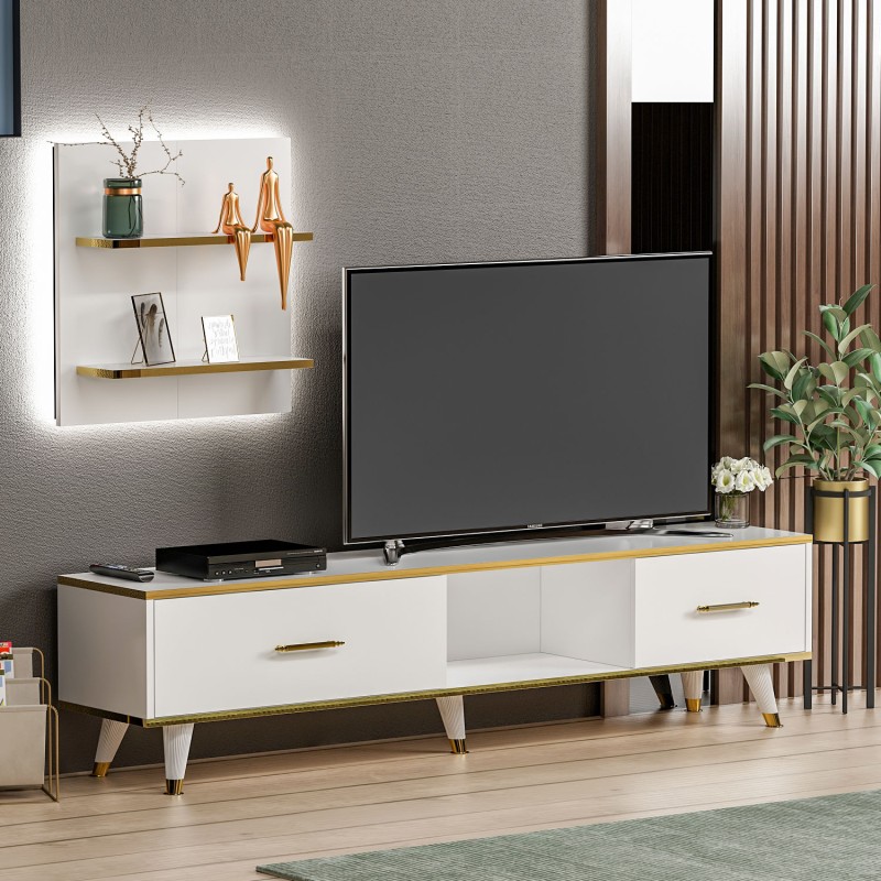 TV Unit Aren White
Gold