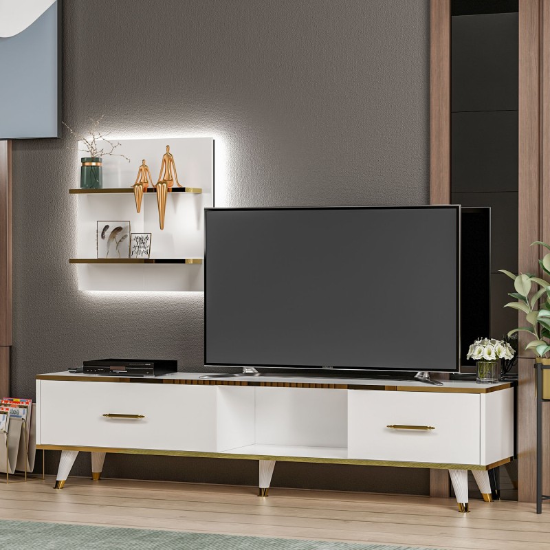 TV Unit Aren White
Gold