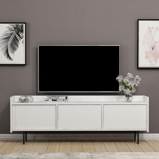 TV Stand Atlas - White White TV Stand Atlas - White White
