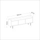TV Stand Atlas - White White TV Stand Atlas - White White