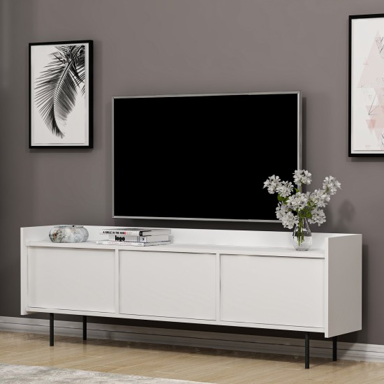 TV Stand Atlas - White White TV Stand Atlas - White White