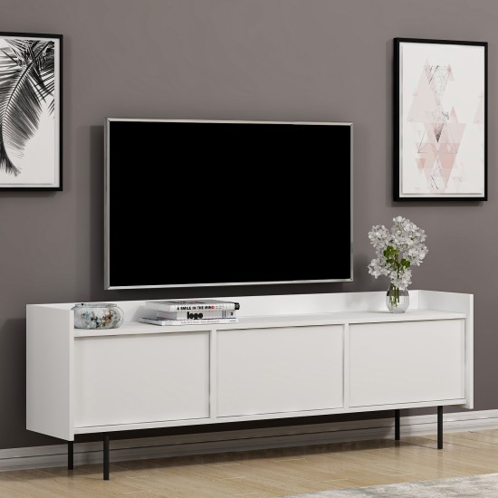TV Stand Atlas - White White TV Stand Atlas - White White