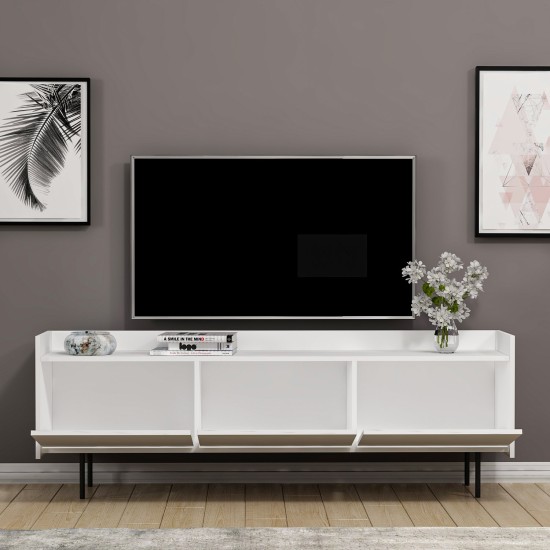 TV Stand Atlas - White White TV Stand Atlas - White White