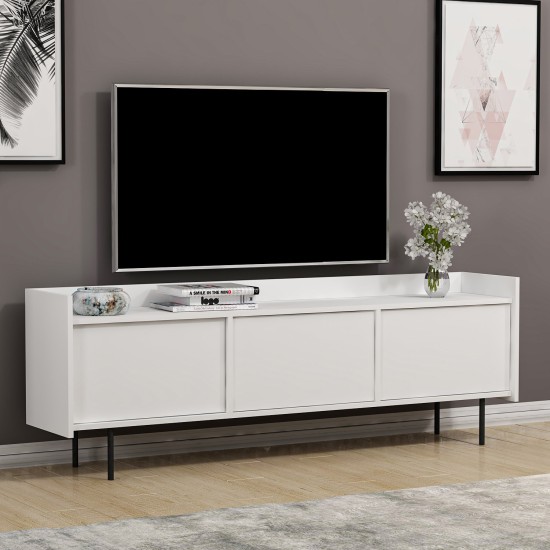 TV Stand Atlas - White White TV Stand Atlas - White White