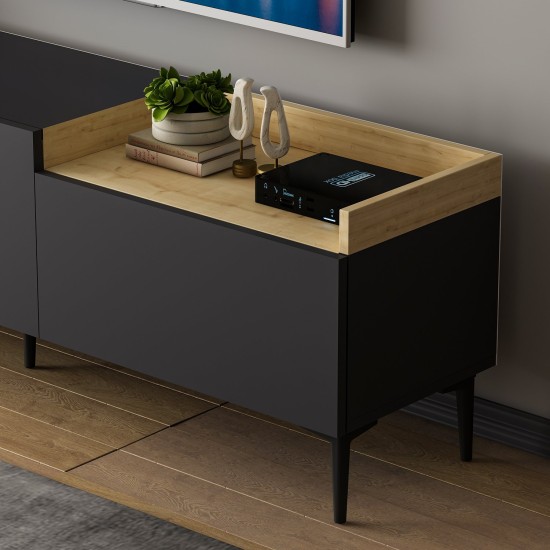 TV Stand Mia - Anthracite Anthracite TV Stand Mia - Anthracite Anthracite
