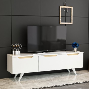 TV Stand Prag - White White
Oak