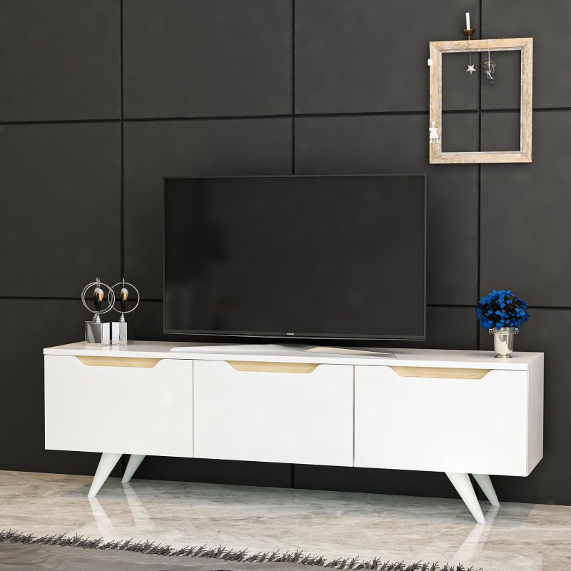 TV Stand Prag - White White
Oak