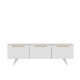 TV Stand Prag - White White
Oak