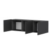 TV Stand White - Anthracite Anthracite