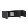 TV Stand White - Anthracite Anthracite