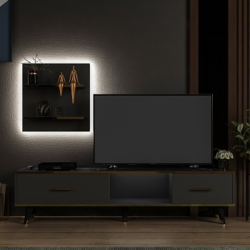 TV Unit Aren - Anthracite Anthracite