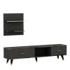 TV Unit Aren - Anthracite Anthracite