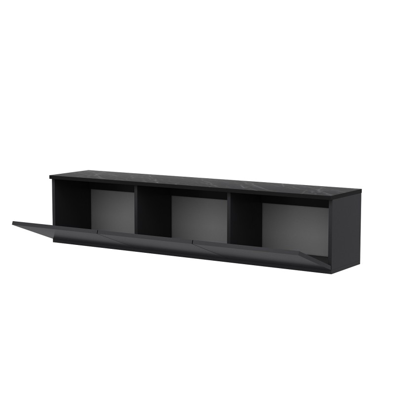 TV Stand Neon Illuminated - Anthracite Anthracite