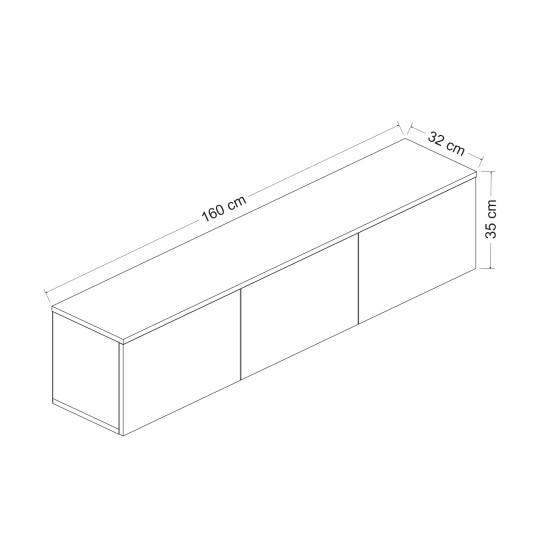 TV Stand Neon Illuminated - Anthracite Anthracite TV Stand Neon Illuminated - Anthracite Anthracite