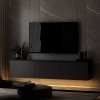 TV Stand Neon Illuminated - Anthracite Anthracite