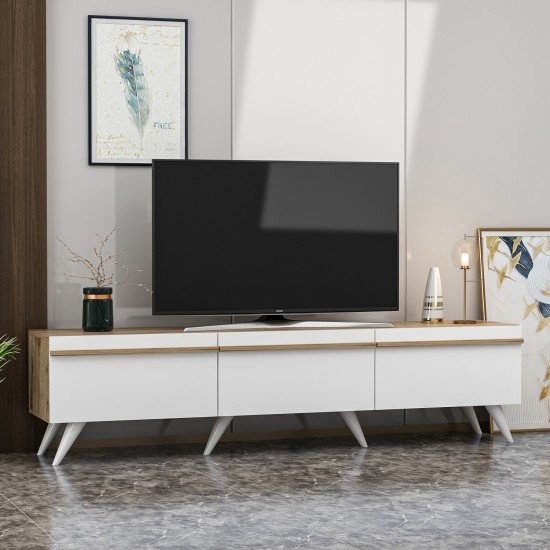 TV Stand Valentina - White White TV Stand Valentina - White White