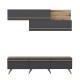 TV Unit Amsterdam - Anthracite, Ciragan Anthracite
Walnut TV Unit Amsterdam - Anthracite, Ciragan Anthracite
Walnut