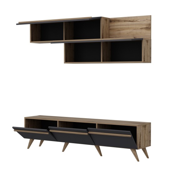 TV Unit Amsterdam - Anthracite, Ciragan Anthracite
Walnut TV Unit Amsterdam - Anthracite, Ciragan Anthracite
Walnut
