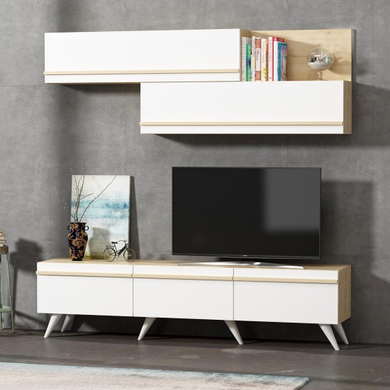 TV Unit Amsterdam - Sapphire, White Sapphire
White TV Unit Amsterdam - Sapphire, White Sapphire
White