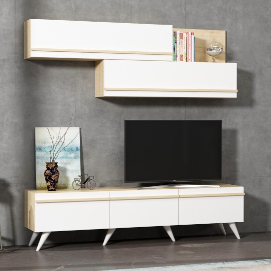 TV Unit Amsterdam - Sapphire, White Sapphire
White TV Unit Amsterdam - Sapphire, White Sapphire
White