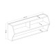 TV Stand Sofya - White White TV Stand Sofya - White White