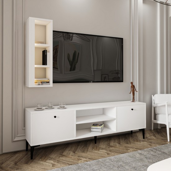 TV Unit Bien - White White TV Unit Bien - White White
