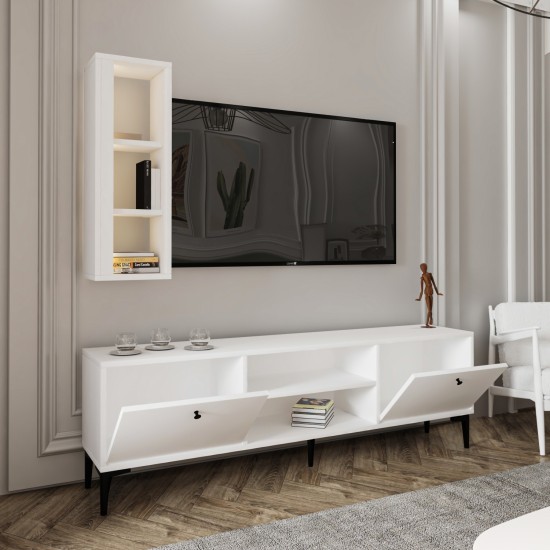 TV Unit Bien - White White TV Unit Bien - White White