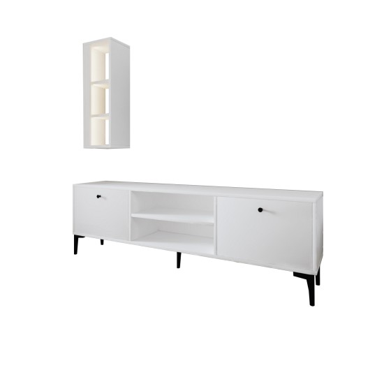 TV Unit Bien - White White TV Unit Bien - White White