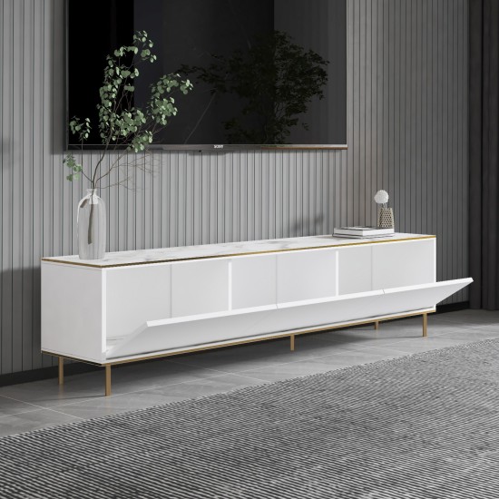 TV Stand Imaj - Marble, White White Marble
Gold
