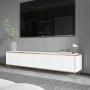 TV Stand Imaj - White, Gold White
Gold