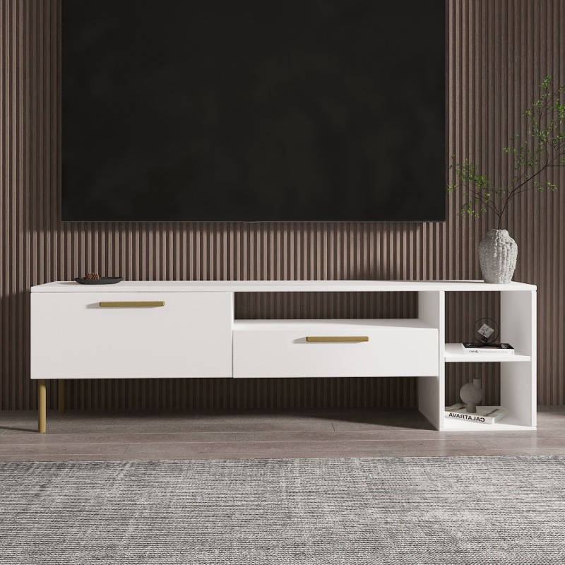 TV Stand Parion White
Gold