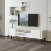 TV Unit Snow Set - White White