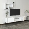 TV Unit Snow Set - White White