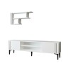 TV Unit Snow Set - White White